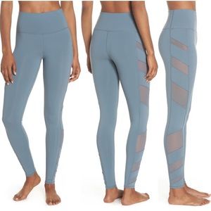 Alo High Waist Mesh Inset Leggings Size Small